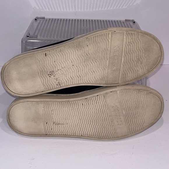 Soludos Navy Blue Velour/Velvet Llama Slip On Loafers Shoes Women's Size 7 - Picture 7 of 7